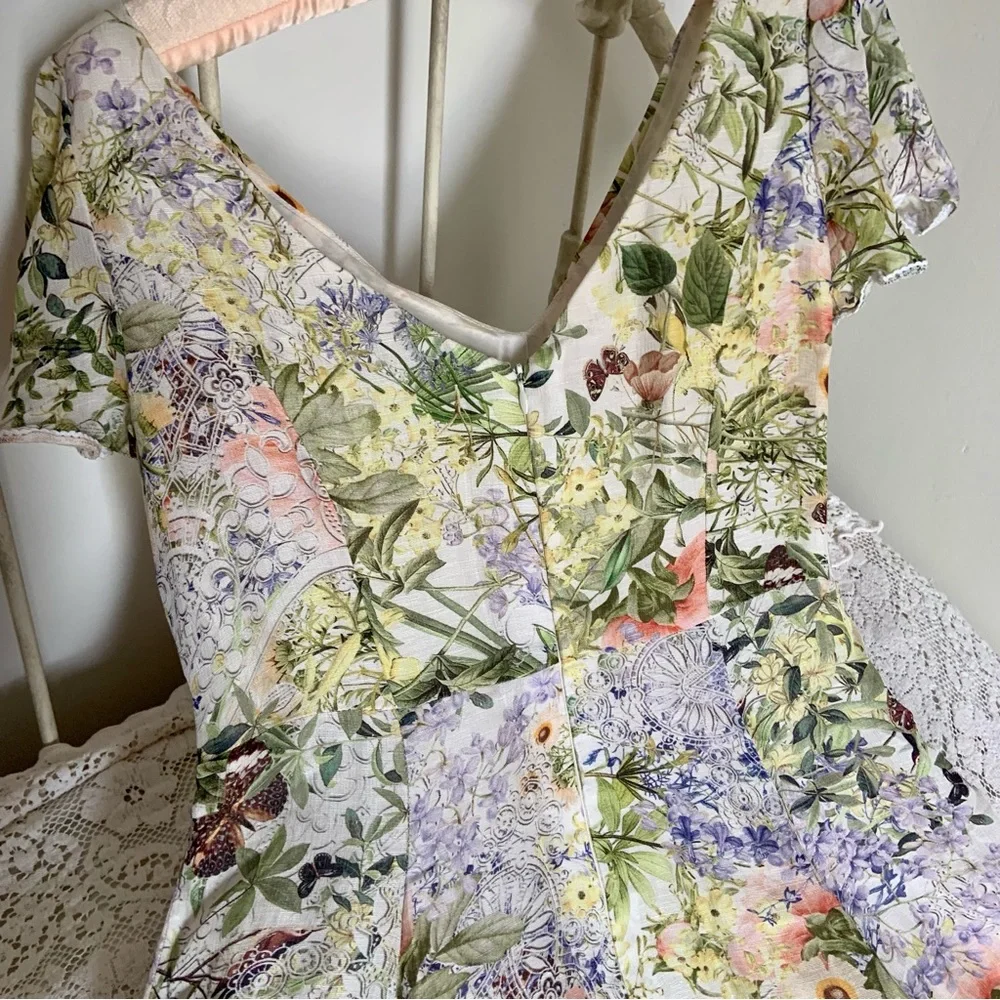 Vintage handmade floral cottage core dress - Picture 4 of 8